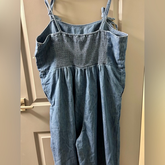 NWOT Old Navy Tie-Shoulder Corset Cami Jumpsuit - Picture 6 of 8